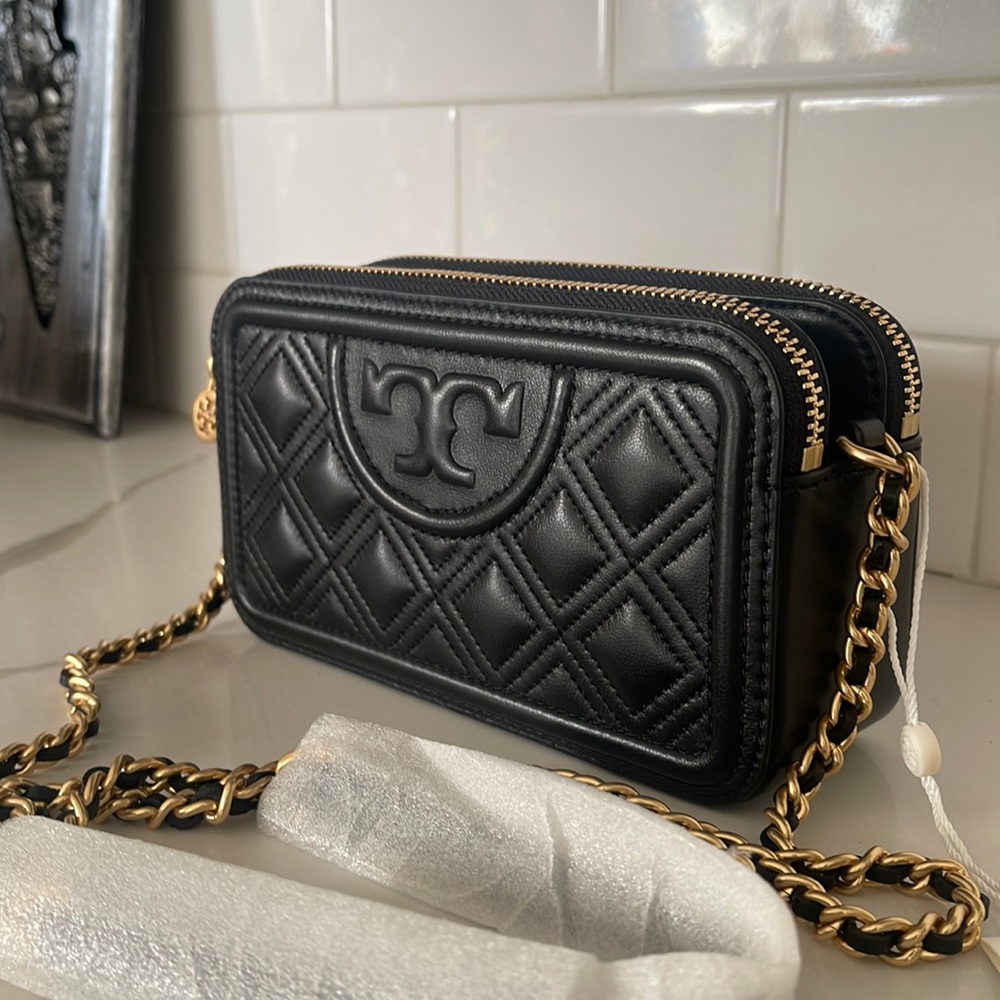 Tory Burch FLEMING DOUBLE-ZIP MINI BAG